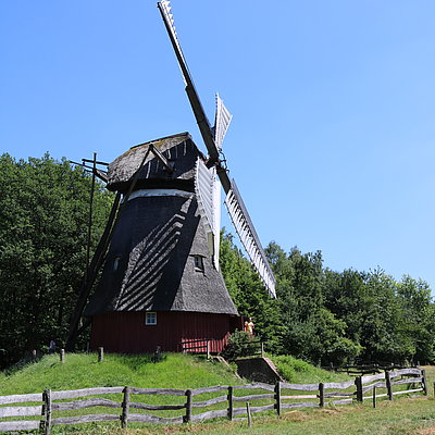 Windmühle im LVR-Freilichtmuseum Kommern